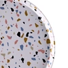 terrazzo melamine plates